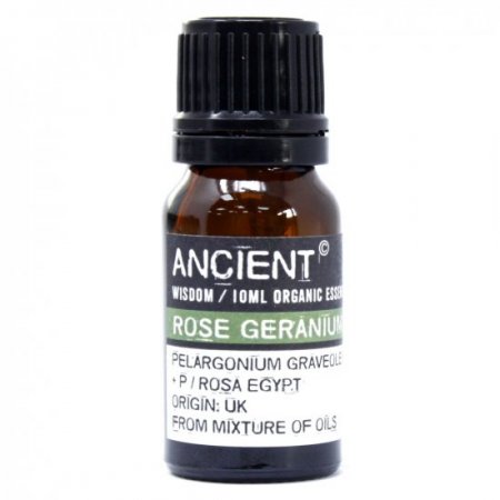 (image for) Rose Geranium Organic Essential Oil 10ml