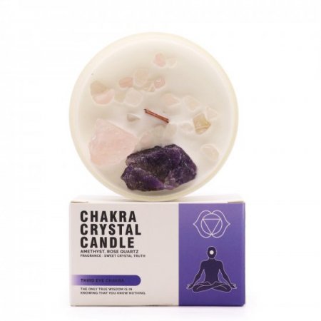 (image for) Chakra Crystal Candles - Third Eye Chakra