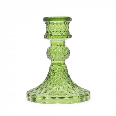 (image for) Vintage Dinner Candle Holder - Garden Jade