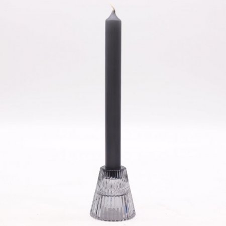 (image for) Flip Dinner Candle / Tealight Holder - Midnight Grey