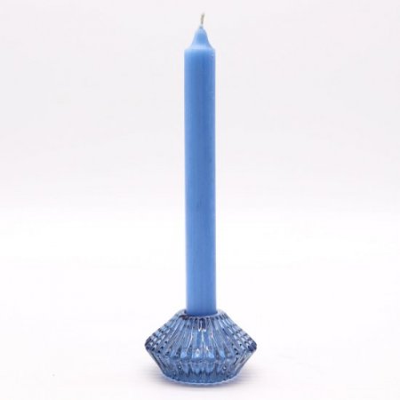 (image for) Flower Flip Dinner Candle / Tealight Holder - Royal Blue