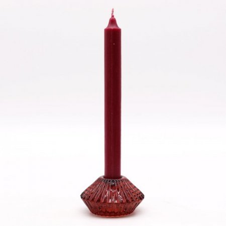 (image for) Flower Flip Dinner Candle / Tealight Holder - Vampire Red