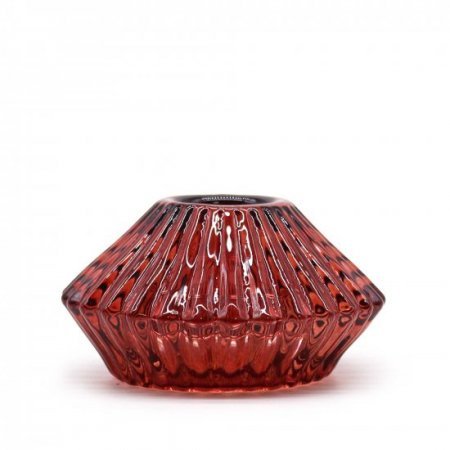 (image for) Flower Flip Dinner Candle / Tealight Holder - Vampire Red