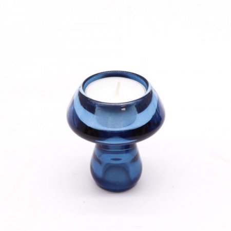 (image for) Mushroom Flip Dinner Candle / Tealight Holder - Royal Blue