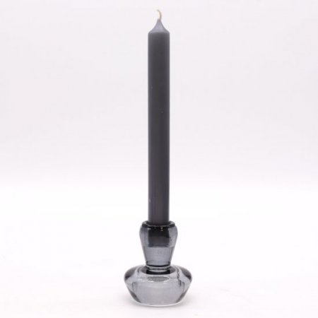 (image for) Mushroom Flip Dinner Candle / Tealight Holder - Midnight Grey