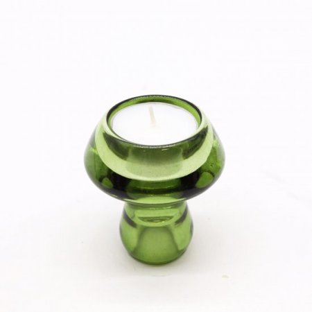 (image for) Mushroom Flip Dinner Candle / Tealight Holder - Garden Jade