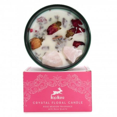 (image for) Hop Hare Crystal Magic Flower Candle - The Lovers
