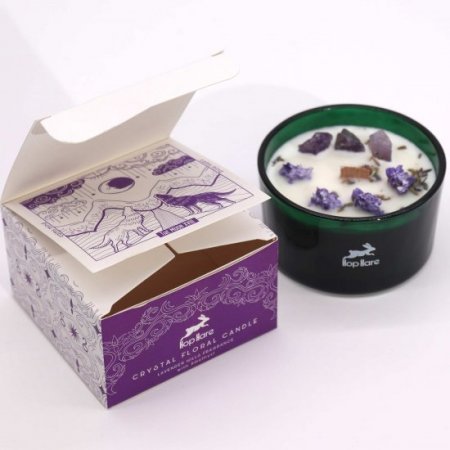 (image for) Hop Hare Crystal Magic Flower Candle - The Moon