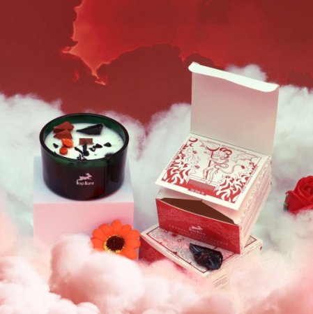 (image for) Hop Hare Crystal Magic Flower Candle - The Devil