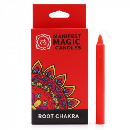 (image for) Manifest Magic Candles (pack of 12) - Red - Root Chakra