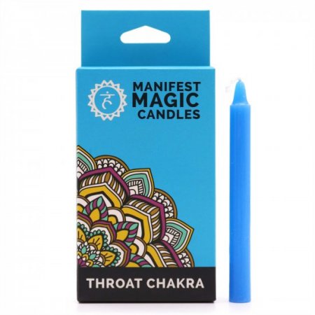 (image for) Manifest Magic Candles (pack of 12) - Blue - Throat Chakra