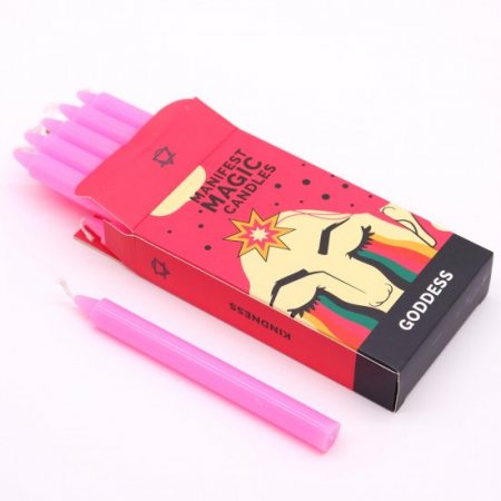 (image for) Manifest Magic Candles (pack of 12) - Pink