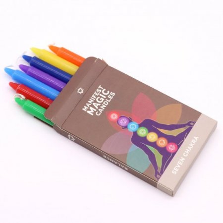 (image for) Seven Charkra Manifest Candles (pack of 7)