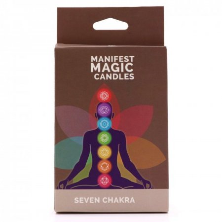 (image for) Seven Charkra Manifest Candles (pack of 7)