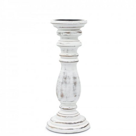 (image for) Classic Candle Stand - Whitewash - Medium