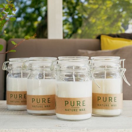 (image for) Pure Olive Wax Jar Candle 120x70 - White