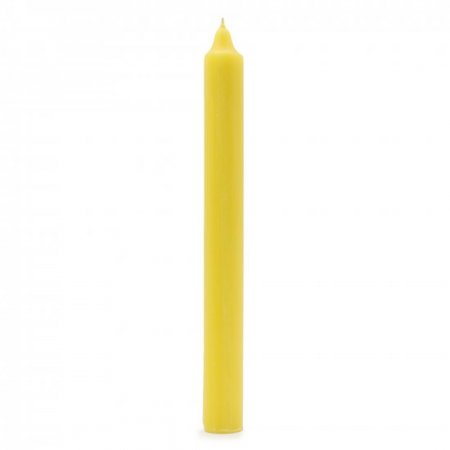 (image for) Solid Colour Dinner Candle Set - Pack of 21 - Rustic Lemon