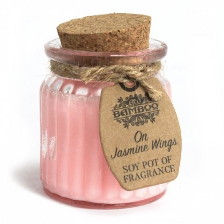 (image for) On Jasmine Wings Soy Pot of Fragrance Candles