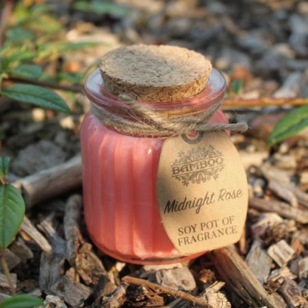 (image for) Midnight Rose Soy Pot of Fragrance Candles