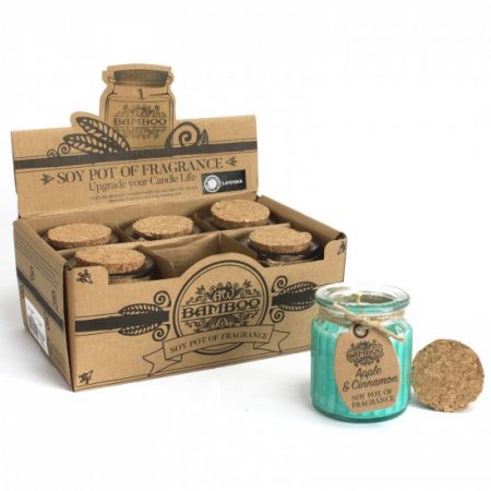 (image for) Apple & Cinnamon Soy Pot of Fragrance Candles