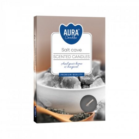 (image for) Set of 6 Scented Tealights - Salt Cave