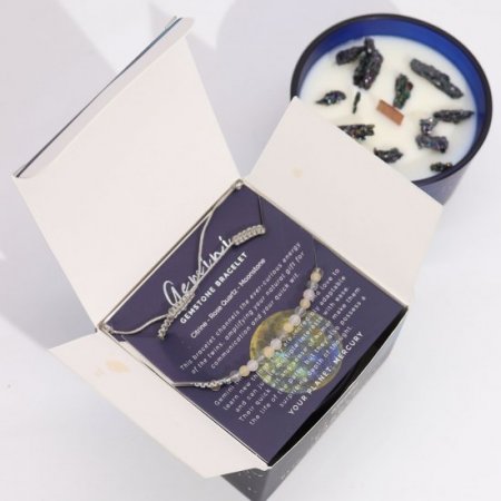 (image for) Zodiac Crystal Candle with Bracelet - Gemini