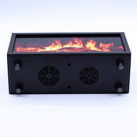 (image for) Flame Effect Aroma Diffuser with Birdsound - Black USB - Colour Change