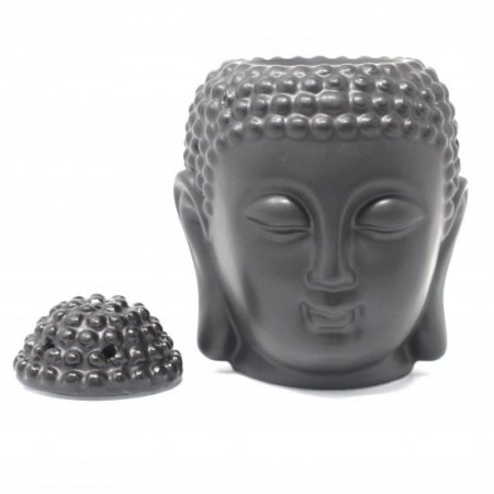 (image for) Buddah Head Oil Burner - Dark Brown