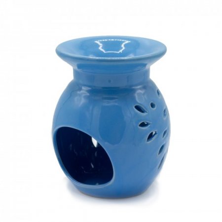 (image for) Floral Oil Burner - Blue