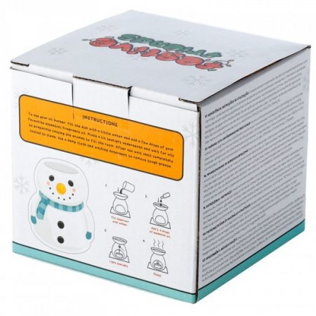 (image for) Snowman Shaped Christmas Ceramic Oil Burner