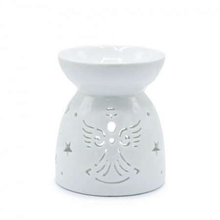 (image for) Oil Burner Angel Cut Out- White