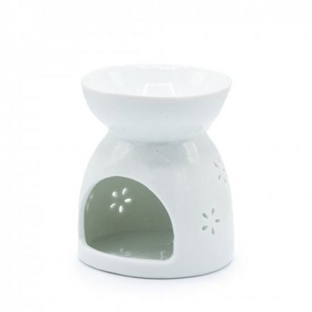 (image for) Oil Burner Buddha Cut Out- White