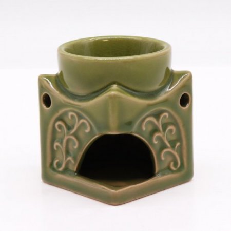 (image for) Square Buddha Burner - Light Jade