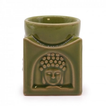(image for) Square Buddha Burner - Light Jade