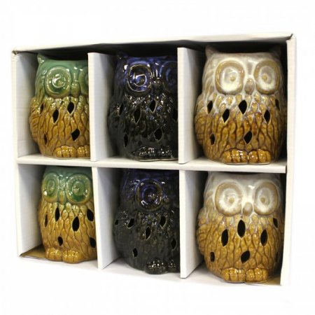 (image for) Classic Rustic Oil Burner - Owl (assorted)