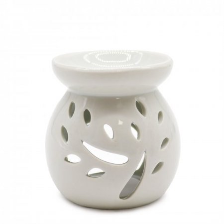 (image for) Sm Classic White Oil Burner - Tree Cut-out