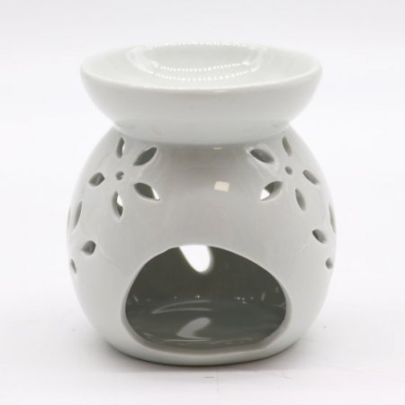 (image for) Lrg Classic White Oil Burner - Tree Cut-out
