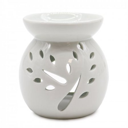 (image for) Lrg Classic White Oil Burner - Tree Cut-out