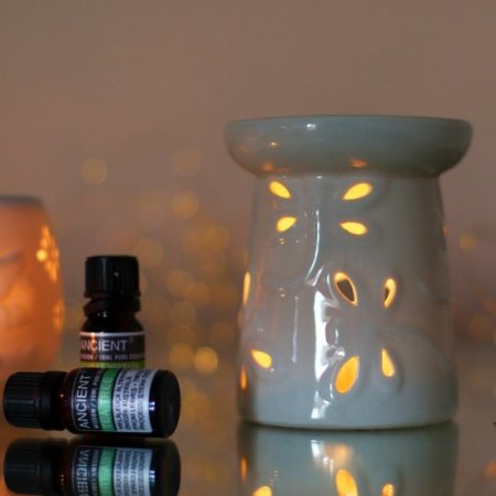 (image for) Classic White Oil Burner - Dragonfly