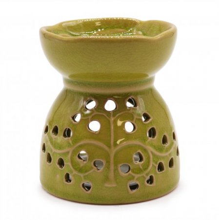 (image for) Tree of Life Oil Burner - Lime