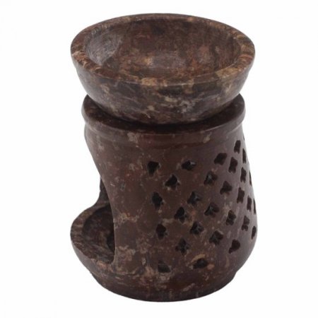 (image for) Small Soapstone Oil Burner 8cm - Classic