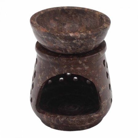 (image for) Small Soapstone Oil Burner 8cm - Classic