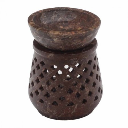 (image for) Small Soapstone Oil Burner 8cm - Classic