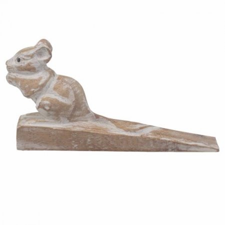 (image for) Hand carved Doorstop - Dormouse