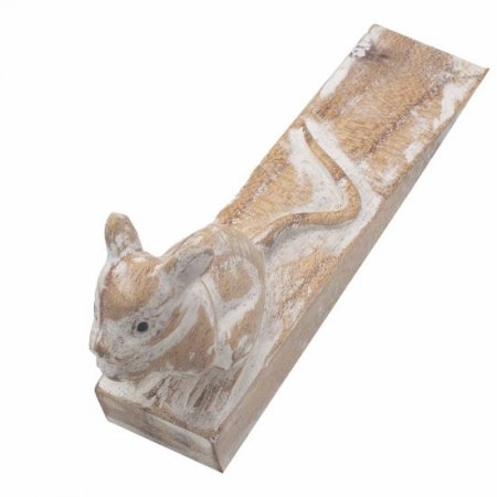 (image for) Hand carved Doorstop - Dormouse