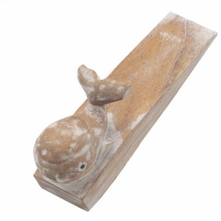 (image for) Hand carved Doorstop - Whale