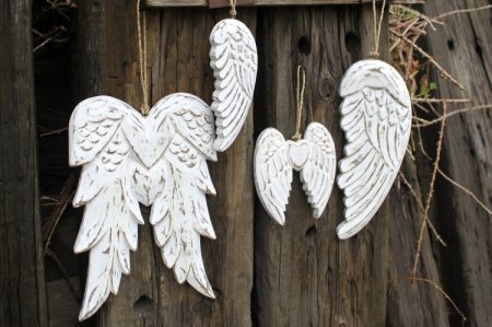 (image for) Hand Crafted Double Angel Wing - 31cm