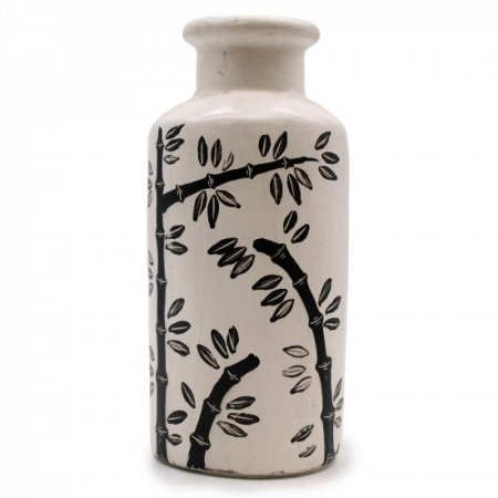 (image for) Bamboo Motif Straight Vase - Natural