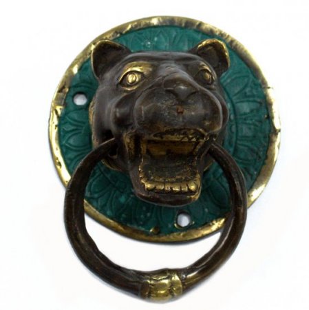 (image for) Brass Door Knocker - Tiger Head