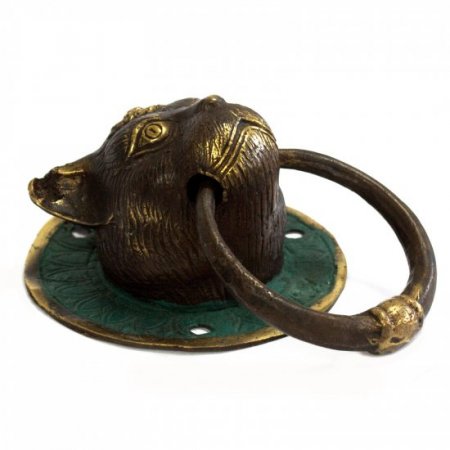 (image for) Brass Door Knocker - Cats Head